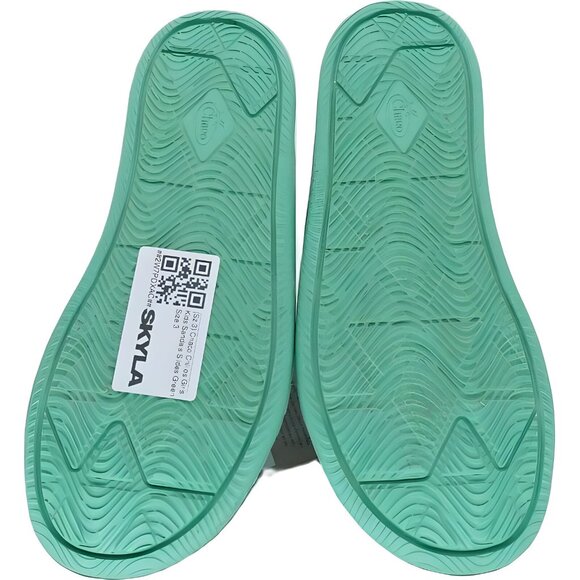 Chaco Chillos Kids Green Slide Sandals Size 3 - Picture 6 of 6